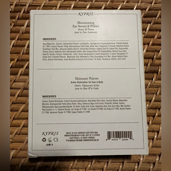 KYPRIS Illuminating Eye Serum & Primer + Shimmer Palette Duo for Eyes & Body NEW - Picture 7 of 7